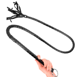Lång Piska PVC Glänsande 138 Cm