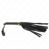 Fouet Mini en Daim Noir 30 Cm