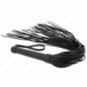 Pisk af blød PVC, sort, 70 cm