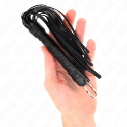 Mini černý bičík Simple 28 cm