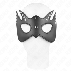 Fladdermusmask med nitar 23 X 15 Cm