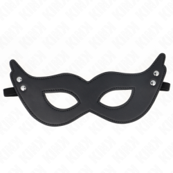 Maschera in ecopelle con rivetti Modello 1 26 X 8 Cm