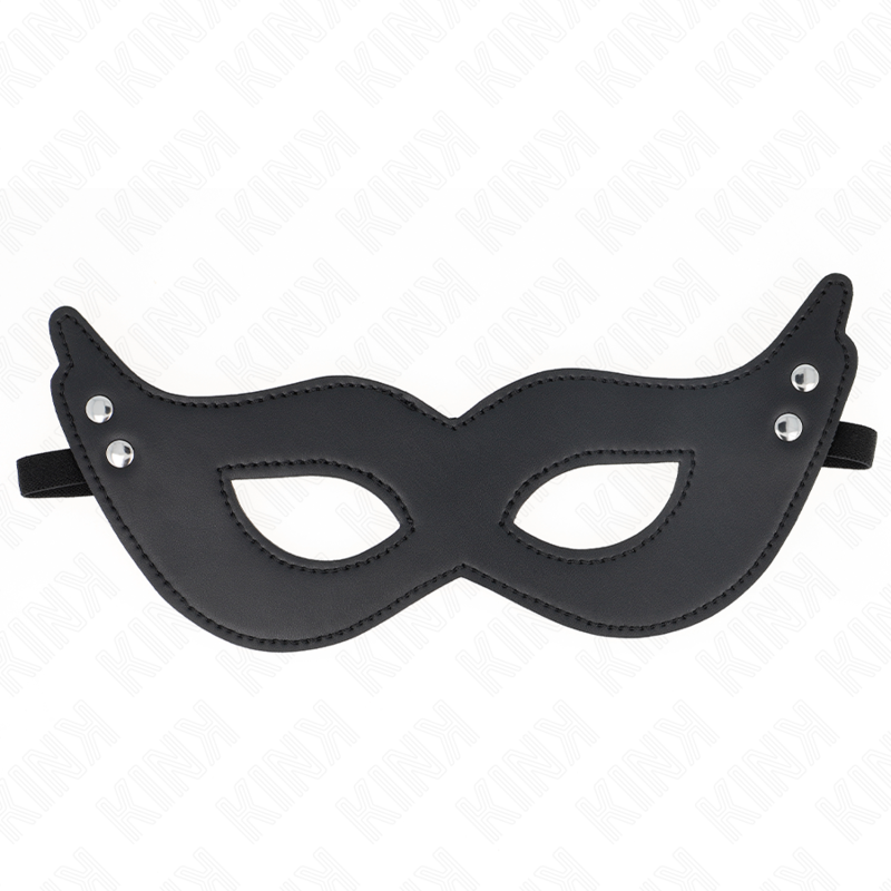 Mask i konstläder med nitar Modell 1 26 X 8 Cm Mask i konstläder med nitar Modell 1 26 X 8 Cm