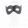 Mask i konstläder med nitar Modell 1 26 X 8 Cm