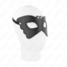 Mask i konstläder, fjärilsformad, 20 x 9 cm