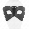 Mask i konstläder, fjärilsformad, 20 x 9 cm