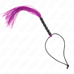 Mini Fouet En Silicone Avec Poignée 6 Boules Violet 26 Cm