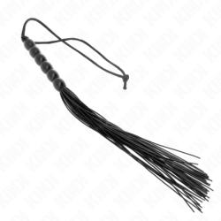 Mini Silikone Pisk Med 6 Kugle Greb Sort 26 Cm