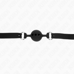 Mordassa 55 X 2 Cm De Boles 4 Cm De Silicona Completa Talla S Negre Ajustable 35-51 Cm