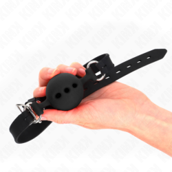 Mordassa 55 X 2 Cm De Boles 5 Cm De Silicona Completa Talla L Negre Ajustable 35-51 Cm