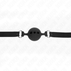 Mordassa 55 X 2 Cm De Boles 5 Cm De Silicona Completa Talla L Negre Ajustable 35-51 Cm