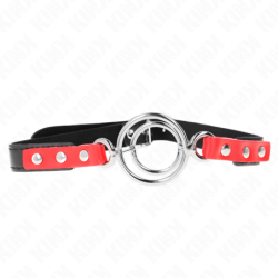 Mordaza Con Múltiples Juntas Tóricas 4 / 4.8 Cm Rojo Ajustable 38 X 56 Cm