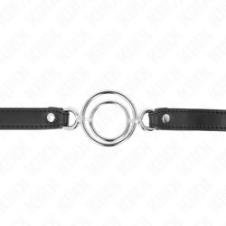 Mordaça Com Múltiplas Juntas Tóricas 5 Cm Preto 63 X 2.5 Cm