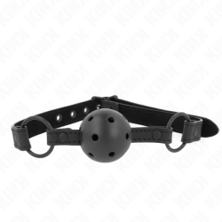 Lopta za usta 4.5 Cm Neopren 63.5 X 2 Cm Podesiva 41 X 59 Cm
