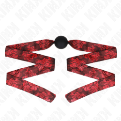 Mordaça De Bola 4.5 Cm De Silicone Scandal Modelo 2 146 X 4 Cm