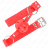 Ballknebel 4,5 Cm Hart Hohl Rot Komplett 62 X 2 Cm
