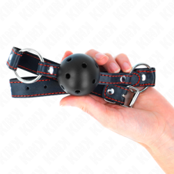 Kaganiec z Kulą 4.5 Cm Czarny Twardy Wydrążony Model 2 65 X 2.5 Cm