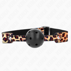 Kul Knebel 4,5 Cm Andningsbar Leopard 65 X 2,5 Cm