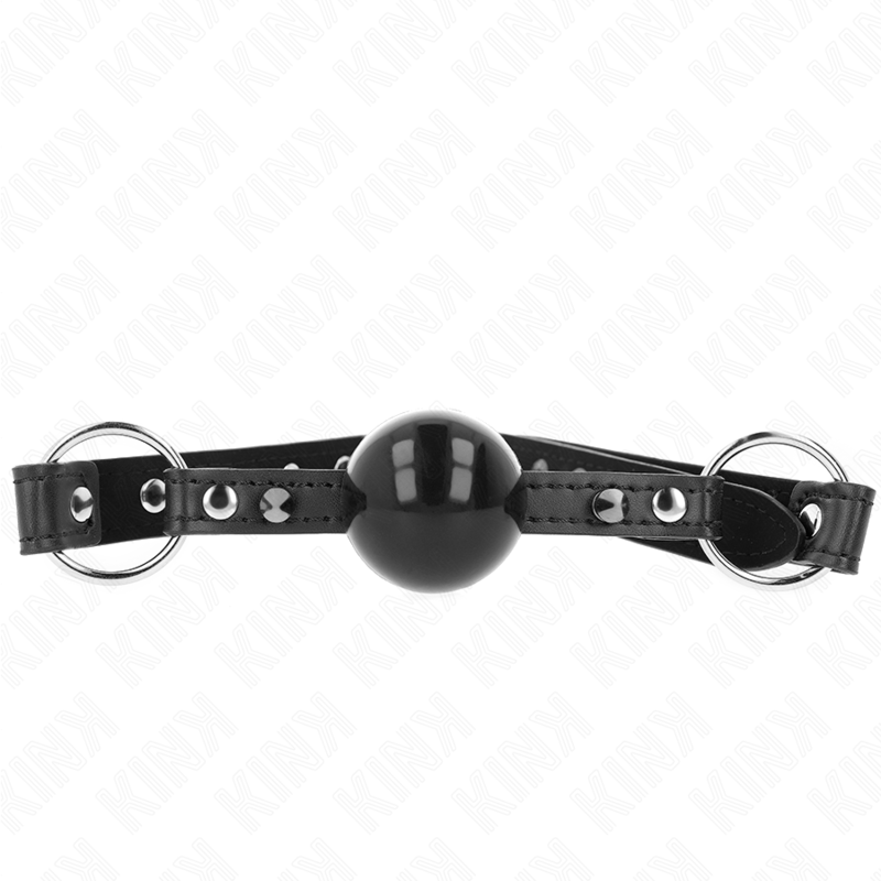 Bavaglio a Sfera 4 Cm Con Rivetto a Punta e Chiusura a Pressione 65 X 2 Cm