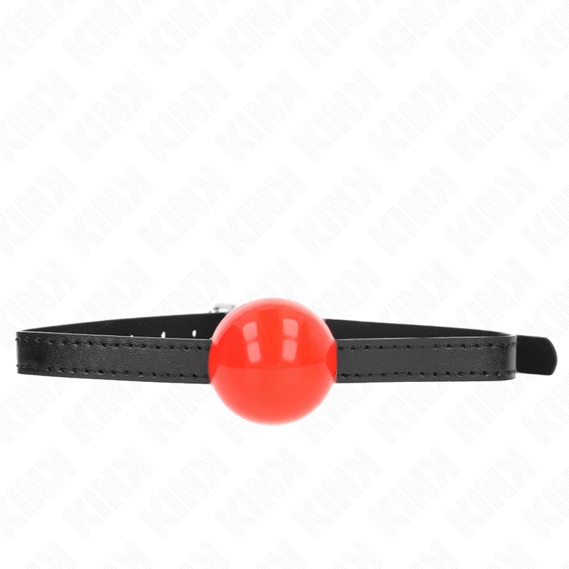 Bavaglio a Sfera 4 Cm Solido Semplice Rosso 65 X 1.5 Cm
