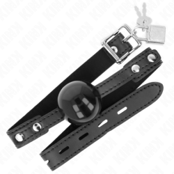 Bâillon à Boule 4 Cm Doux En Tpe Modèle 3 60 X 2 Cm Ajustable 37-52 Cm