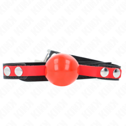 Mordaza De Bola 4 Cm Suave De Tpe Modelo 4 60 X 2 Cm Ajustable 37-52 Cm