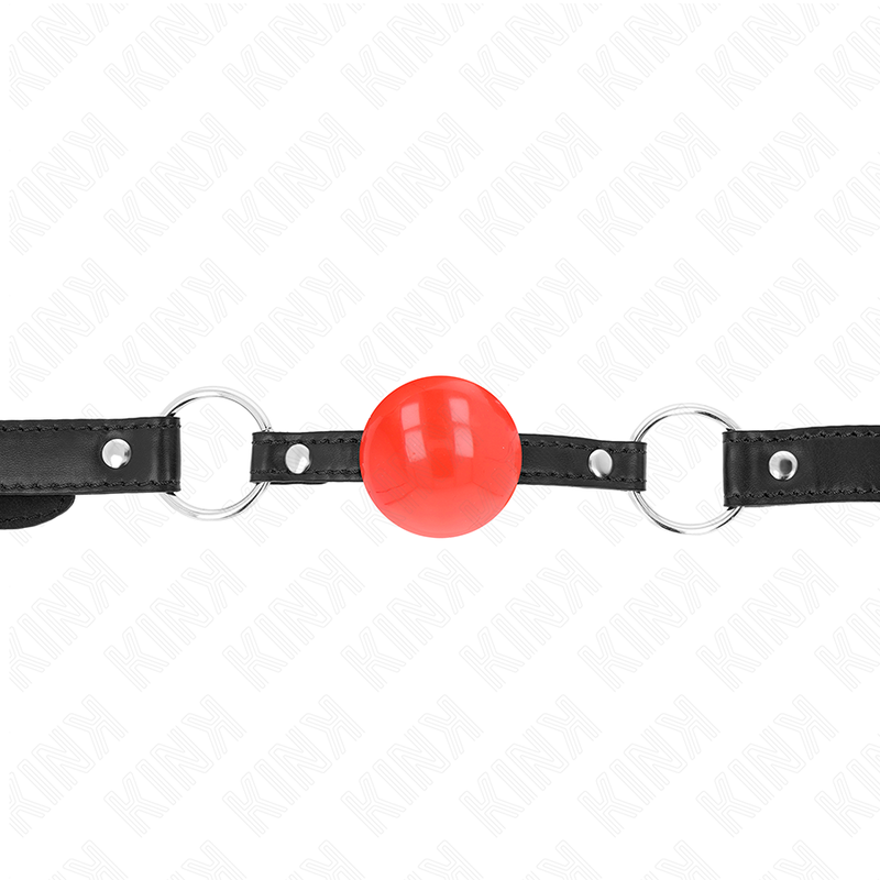 Bâillon Boule 4 Cm Tpe Rouge 60 X 2 Cm