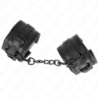 Adjustable Black Wrist Restraints 20-30 Cm X 6 Cm