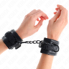Adjustable Black Wrist Restraints 20-30 Cm X 6 Cm