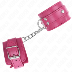 Roosad reguleeritavad käerauad 3 D-rõngaga 17,5–25 cm x 6 cm