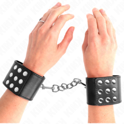 Polsini Con Chiusura A Pressione Regolabile Neri 19-24 Cm X 5.5 Cm