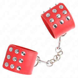 Algemas Com Fecho de Pressão Ajustável Vermelho 19-24 Cm X 5.5 Cm