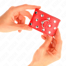 Manșete Cu Închidere Prin Apăsare Plin De Ținte Ajustabil Roșu 19-24 Cm X 5.5 Cm