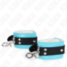 Algemas Com Fecho Premium Preto / Azul Ajustável 21-28 Cm X 5.5 Cm