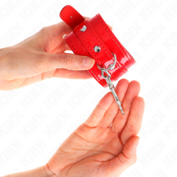 Rode Armbanden Met Noppen Rood Verstelbaar 23-33 Cm