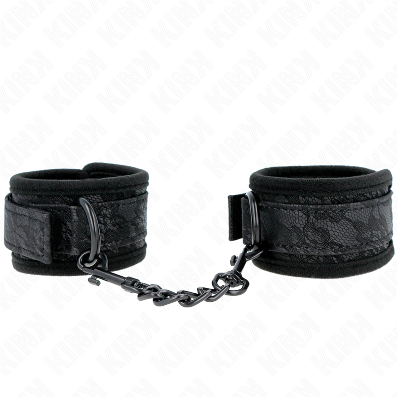 Čipkaste in neoprenske nastavljive manšete črne barve 20-29 cm x 5 cm