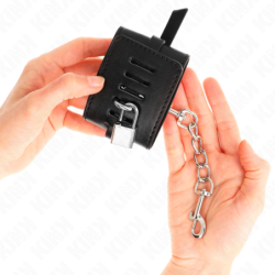 Menottes Deluxe Avec Fermeture à Cadenas Ajustable 14.5-21 Cm X 6 Cm
