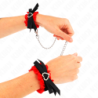Pulseiras Elásticas de Renda com Detalhe Coração Vermelho Ajustável 22-35 Cm