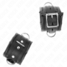 Tunga handledsremmar med svart foder, justerbara 20-30 cm x 6 cm
