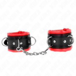 Heavy stiilis punase voodriga reguleeritavad käerauad 20-30 cm x 6 cm