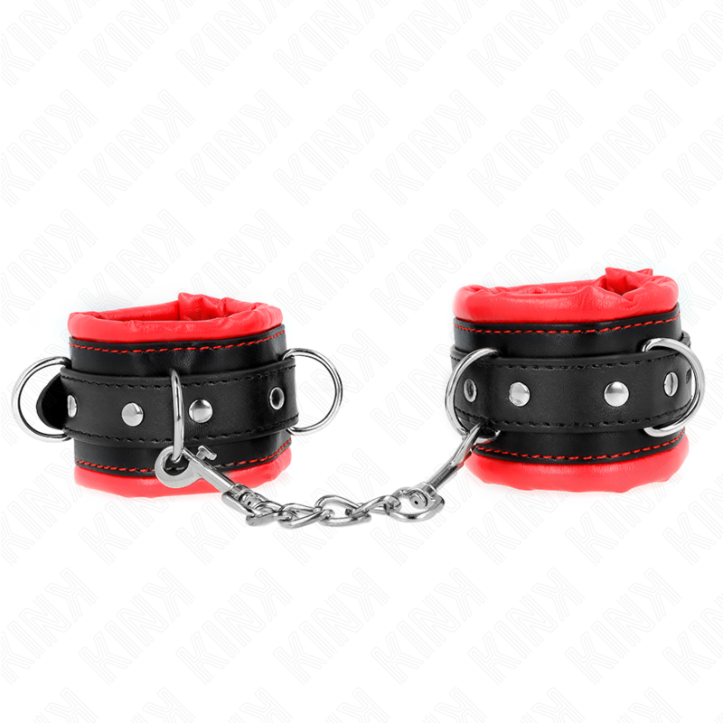 Heavy stiilis punase voodriga reguleeritavad käerauad 20-30 cm x 6 cm