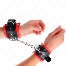 Algemas Estilo Heavy Forro Vermelho Ajustável 20-30 Cm X 6 Cm