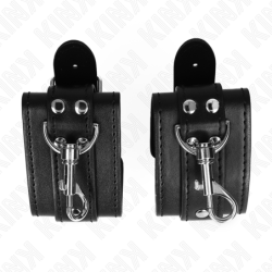 Algemas Estilo Masmorra Com Fechadura Preto Ajustável 21-28 Cm X 5.5 Cm