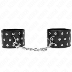 Muñequeras Estilo Punk Ajustable 19-24 Cm X 5.5 Cm