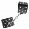 Polsini Stile Punk Regolabile 19-24 Cm X 5.5 Cm