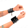 Pulseiras Estilo Punk Com Espigões 25 X 6 Cm