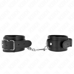 Muñequeras Finas Negro Ajustable 21-33 Cm