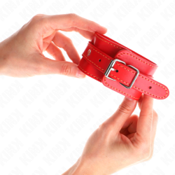 Algemas Finas Vermelho Ajustável 21-33 Cm
