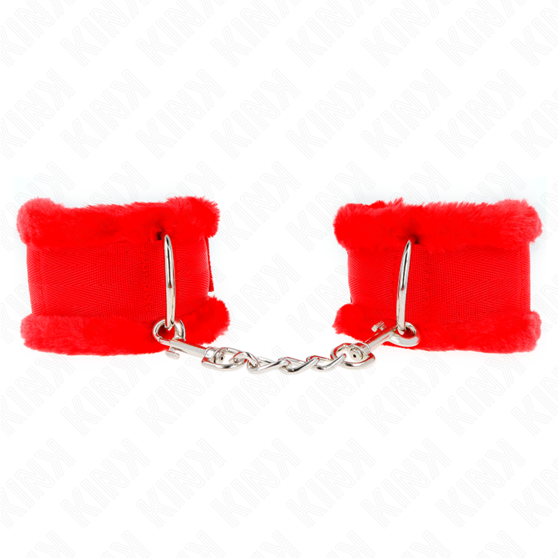 Polsini Foderati Rosso Regolabile 17-31 Cm X 7 Cm