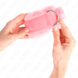 Håndledsmanchetter Foret Rosa Justerbar 17-31 Cm X 7 Cm